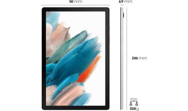 Samsung Galaxy Tab A8 misure e peso