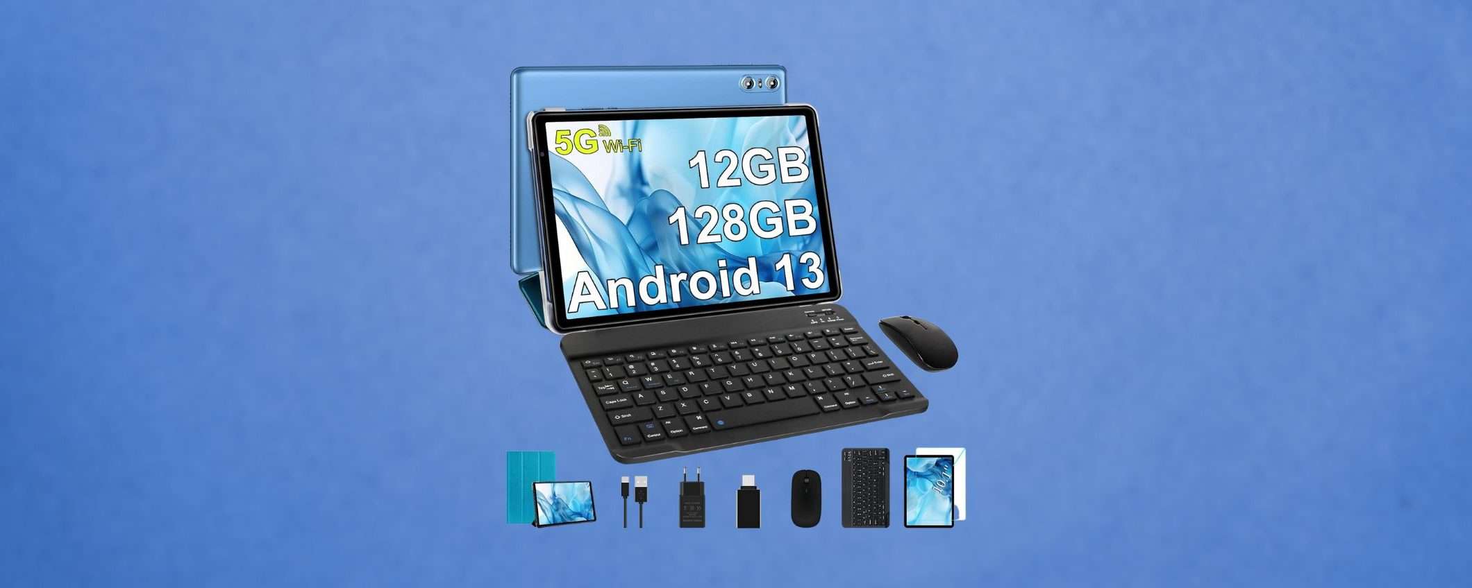 Tablet 10 pollici Android economico in offerta con il 40% di sconto