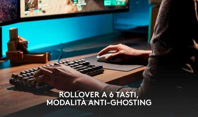 Tastiera da gaming anti-ghosting