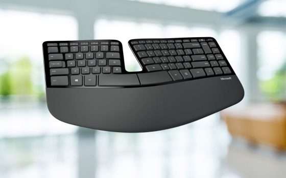 Tastiera Microsoft innovativa ed ergonomica: scoprila in OFFERTA