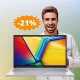 ASUS Vivobook 15: SUPER sconto del 21% su Amazon