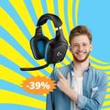 Cuffie da gaming Logitech G432 in MEGA sconto del 39%
