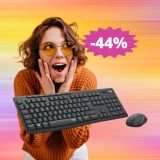 Mouse + tastiera Logitech MK295: MEGA sconto del 44%
