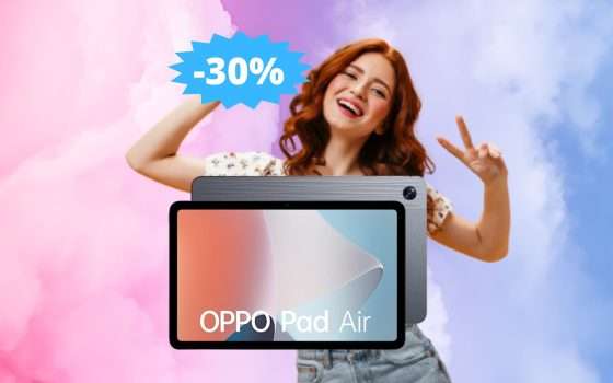 OPPO Pad Air: SUPER sconto del 30% su Amazon
