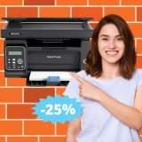 Stampante laser multifunzione PANTUM in MEGA sconto del 25%