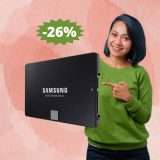 SSD Samsung 870 EVO: SUPER sconto del 26% su Amazon