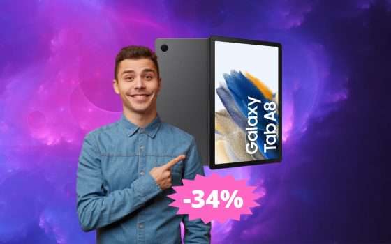 Samsung Galaxy Tab A8: un AFFARE da non perdere (-34%)