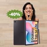 Samsung Galaxy Tab S6 Lite: sconto PAZZESCO del 40%
