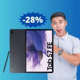 Samsung Galaxy Tab S7 FE: AFFARE su Amazon (-28%)