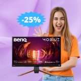 Monitor BenQ MOBIUZ: SUPER sconto del 25% su Amazon