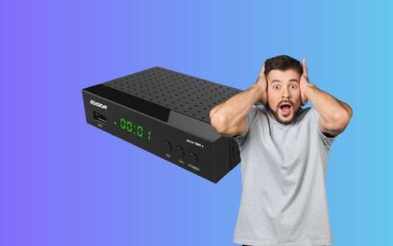 Decoder Digitale Terrestre 2023 Edision Picco low cost su Amazon