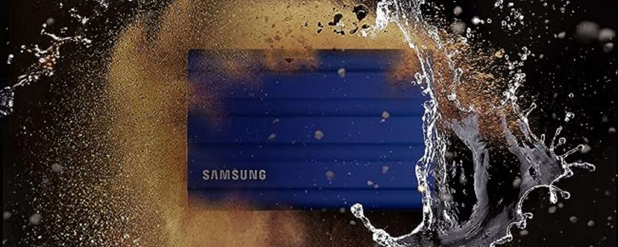 SSD esterno Samsung T7 Shield da 2TB: risparmio di 75€ e prezzo MINIMO STORICO su Amazon
