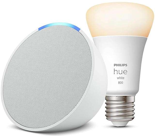 Echo Pop e Philips Hue White per la smart home