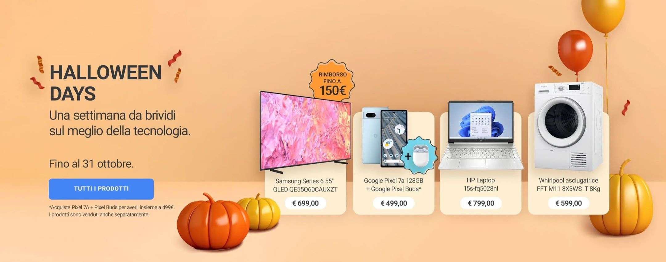 Unieuro lancia le offerte degli Halloween Days con sconti da brividi