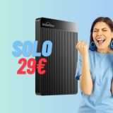 Hard Disk Esterno 500GB a soli 29€: è un REGALO