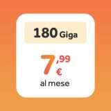 HoMobile PROMO Tanti Giga: 180GB a 7,99€