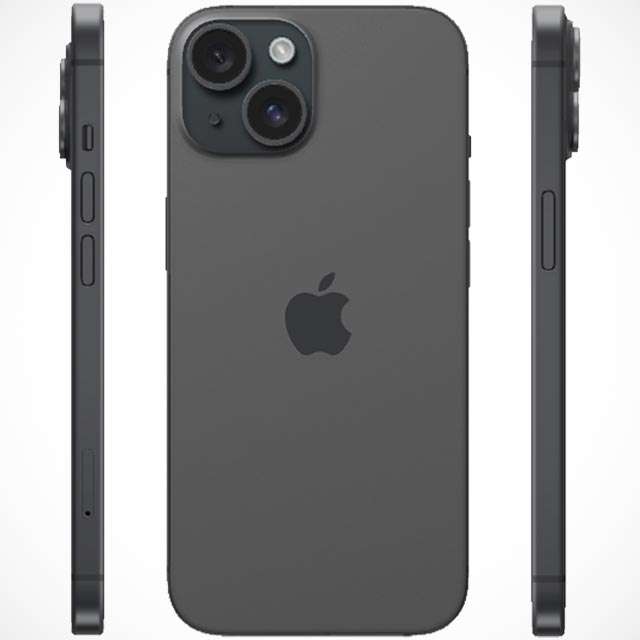iPhone 15 da 128 GB nella colorazione Nero