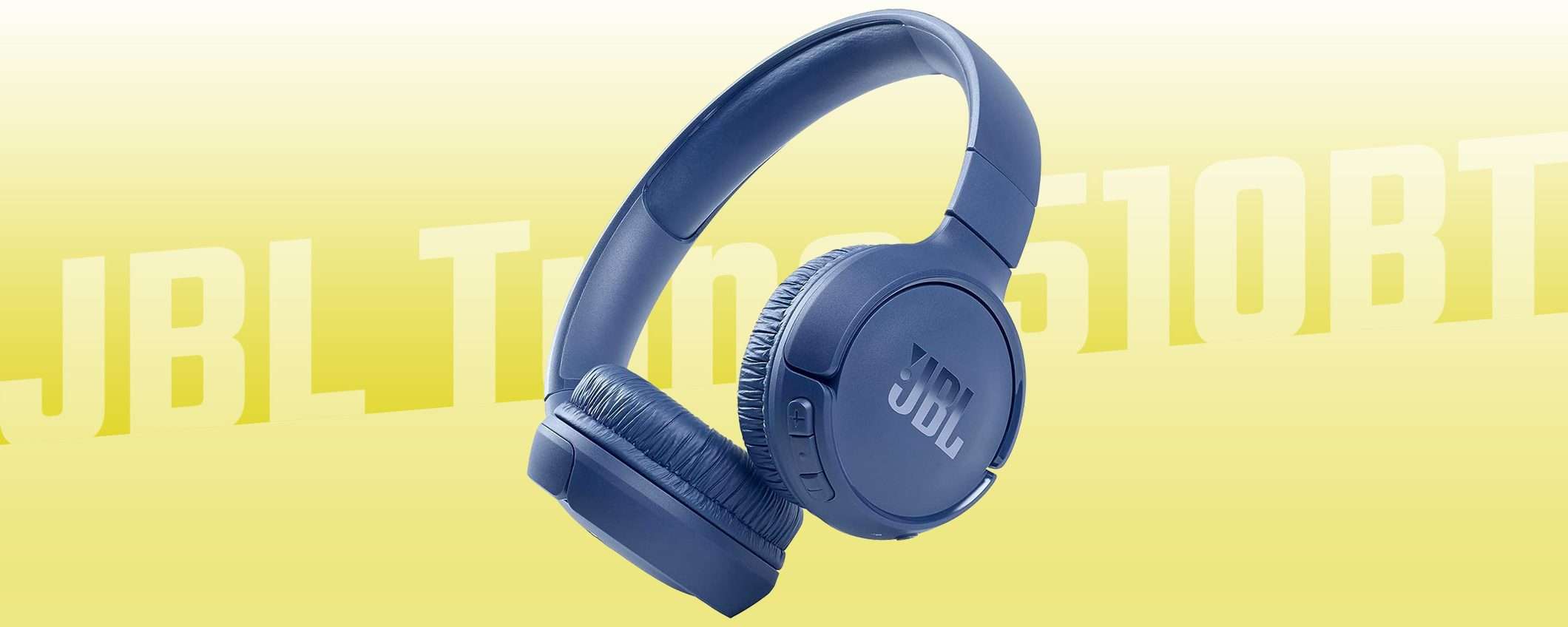 PREZZO MINIMO STORICO per queste cuffie wireless on-ear JBL