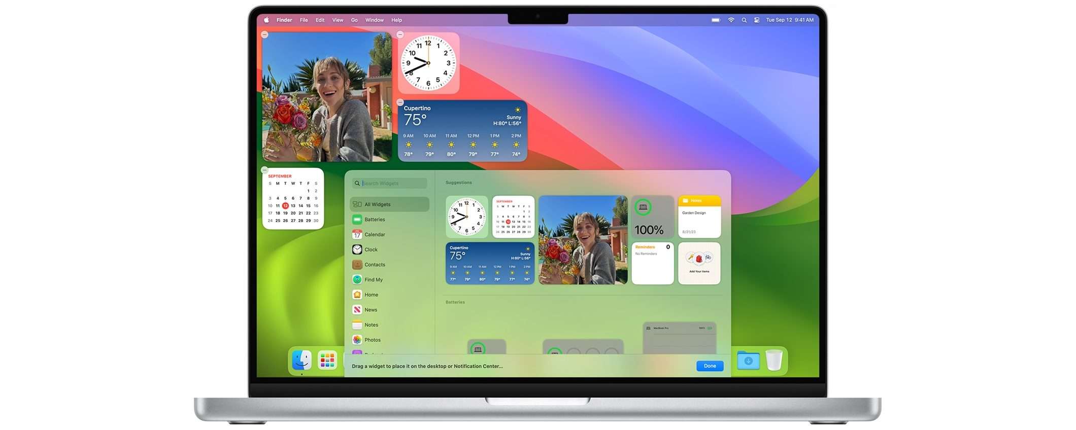 MacOS Sonoma: come aggiungere widget al desktop