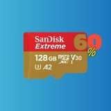 MicroSD SanDisk 128GB al 60% di SCONTO: dove acquistarla