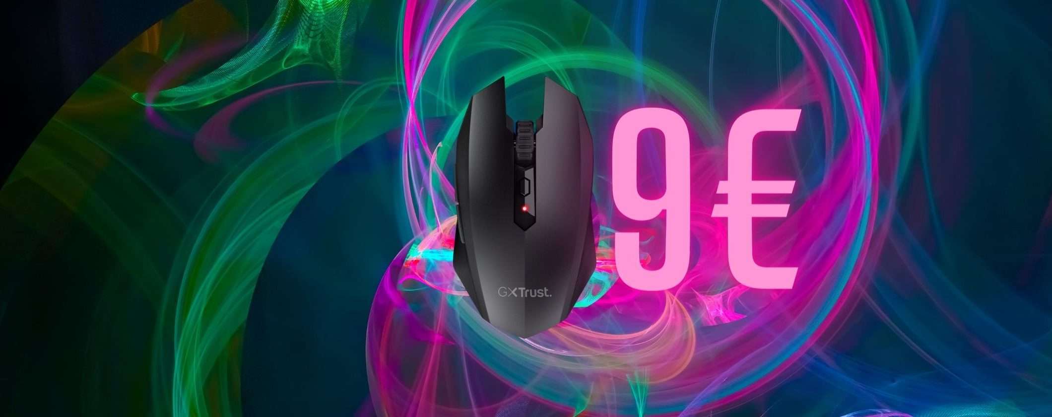 Mouse Gaming Wireless PERFETTO a 24000 DPI con soli 9€