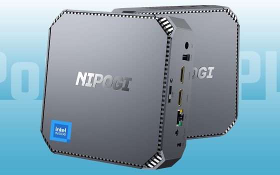 Il nuovo Mini PC di NiPoGi a -50%: super coupon Amazon