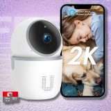 Telecamera a 360° da interno, con 2K di risoluzione e funzioni SMART