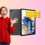 Samsung Galaxy Tab A8: solo 168€ adesso su Amazon