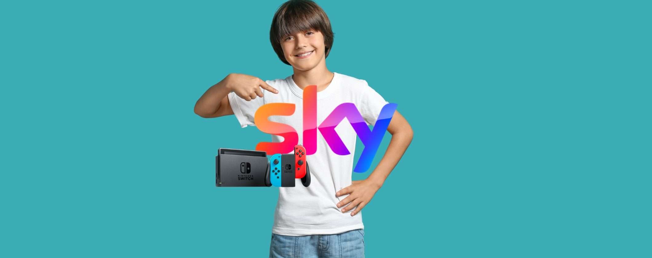 Sky TV + Sport non Costa Niente e ti regala la Nintendo Switch