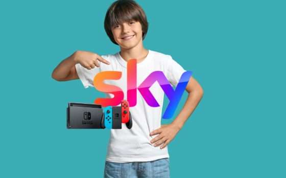 Sky TV + Sport non Costa Niente e ti regala la Nintendo Switch