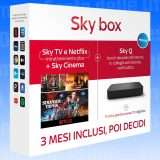 Sky Box con Sky TV e Netflix a 20€ (offerta a tempo)