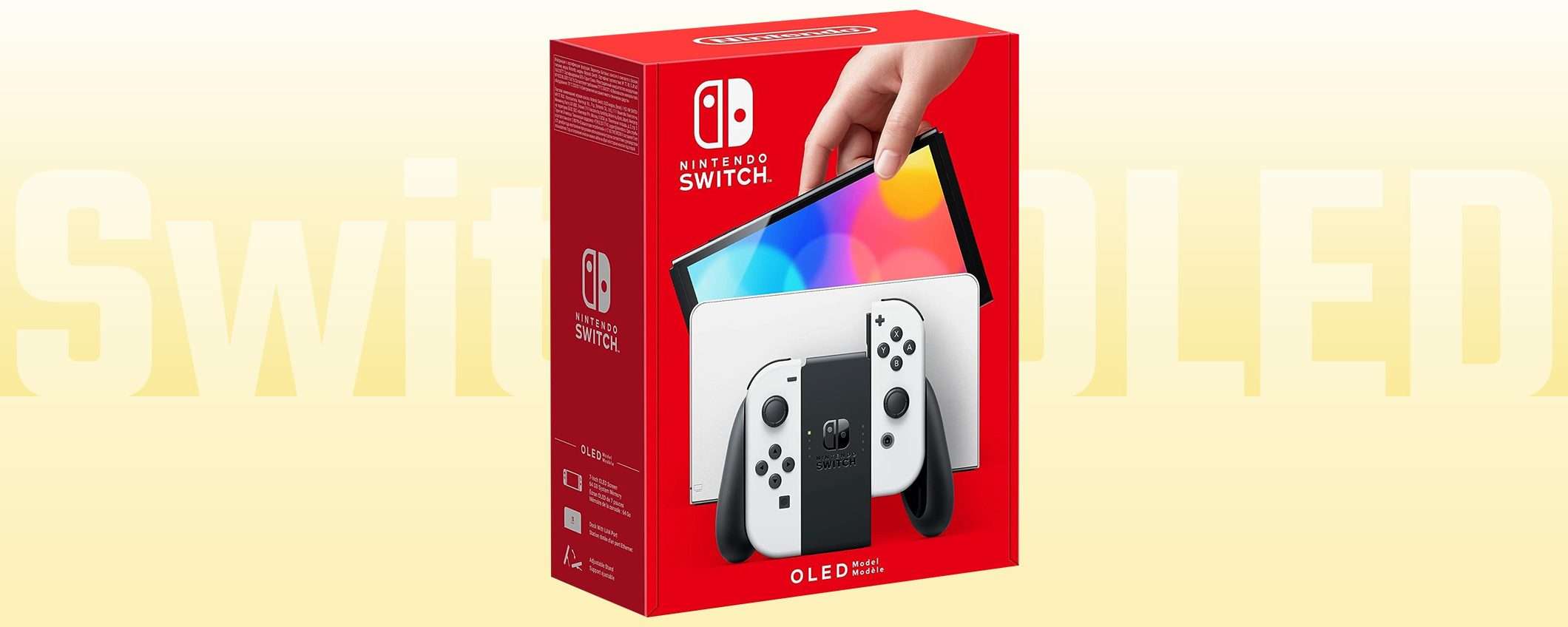 Nintendo Switch OLED bianco a soli 289€: promozione ASSURDA prima di Natale!