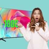 100€ di SCONTO per la TV Hisense QLED 4K da 43