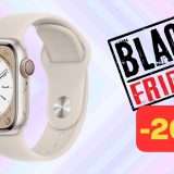 Apple Watch Series 8 GPS + Cellular in MEGA SCONTO Black Friday (-20%)