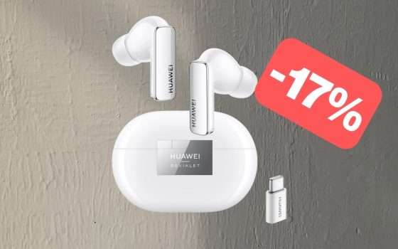 Huawei FreeBuds Pro 2: ottimi auricolari in sconto su Amazon (-17%)
