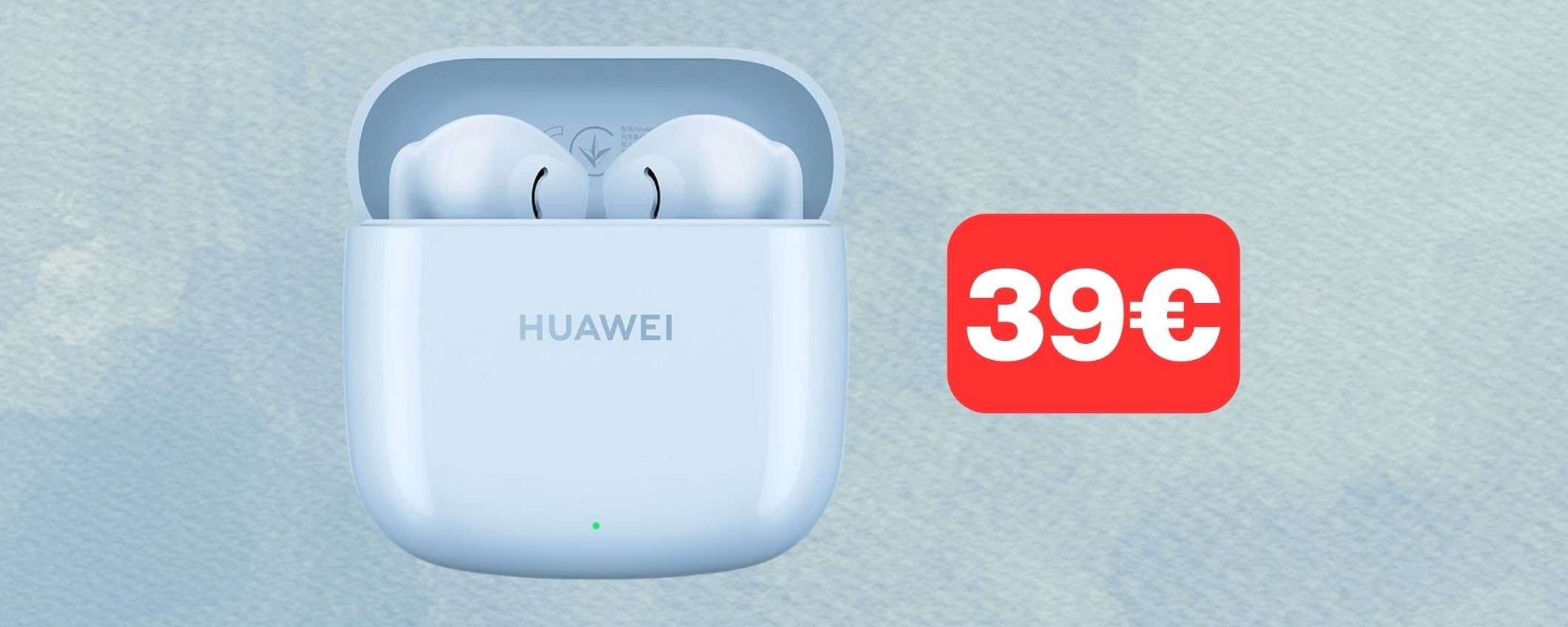 Auricolari Huawei FreeBuds 2 a prezzo STRACCIATO su Amazon (39€)