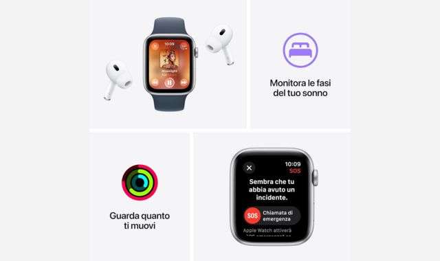Caratteristiche Apple Watch SE 2023