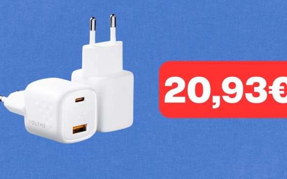 Caricatore USB-C 30W in DOPPIO SCONTO su Amazon