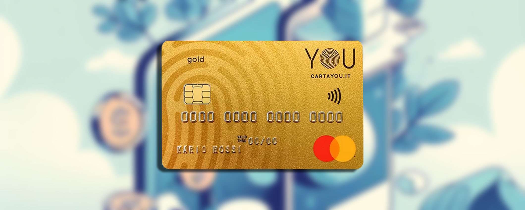 Carta YOU: carta di credito gratis che include un'assicurazione