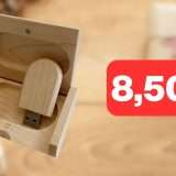 Chiavetta USB in legno d'acero: idea regalo a PREZZO SHOCK su Amazon