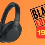 Cuffie Sony WH-100XM4 a soli 199€ per il Black Friday