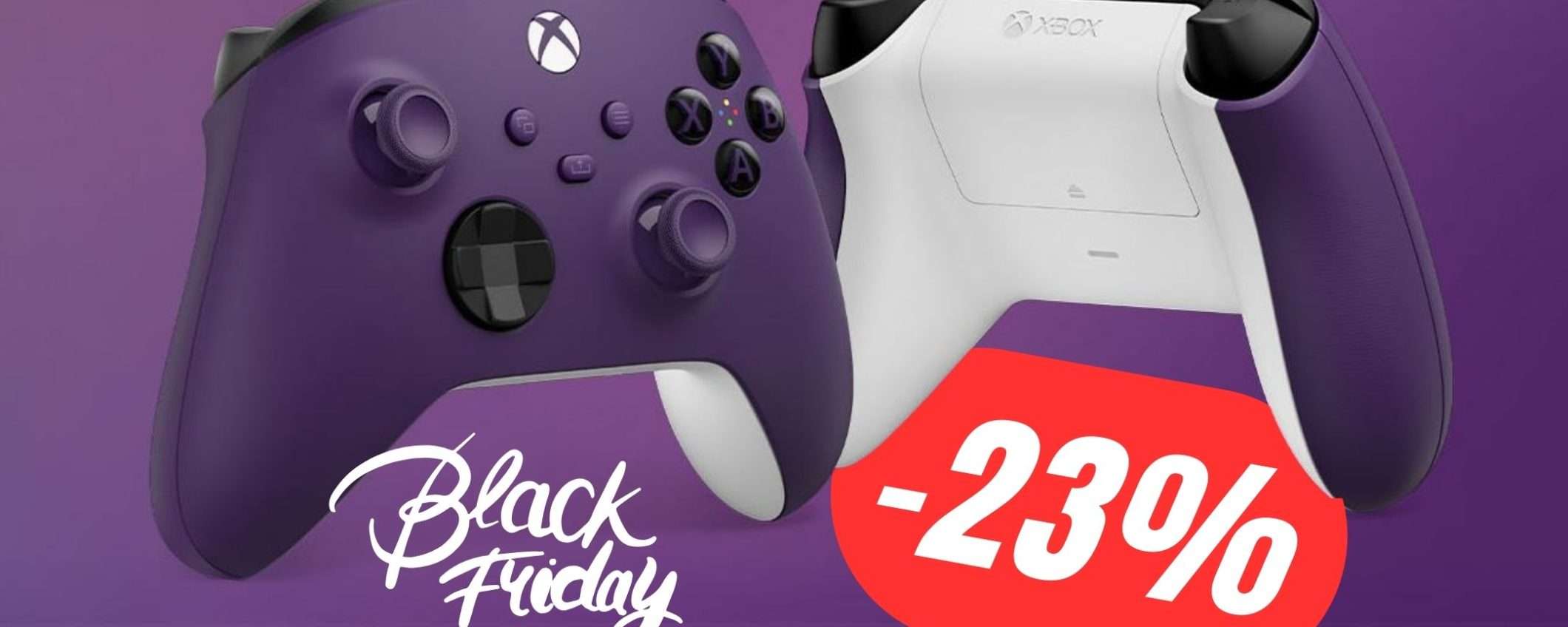 Il Controller per Xbox in colorazione Viola è SCONTATO del -23%!