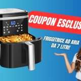 La Friggitrice ad Aria XXL da 7 Litri CROLLA grazie al COUPON ESCLUSIVO!