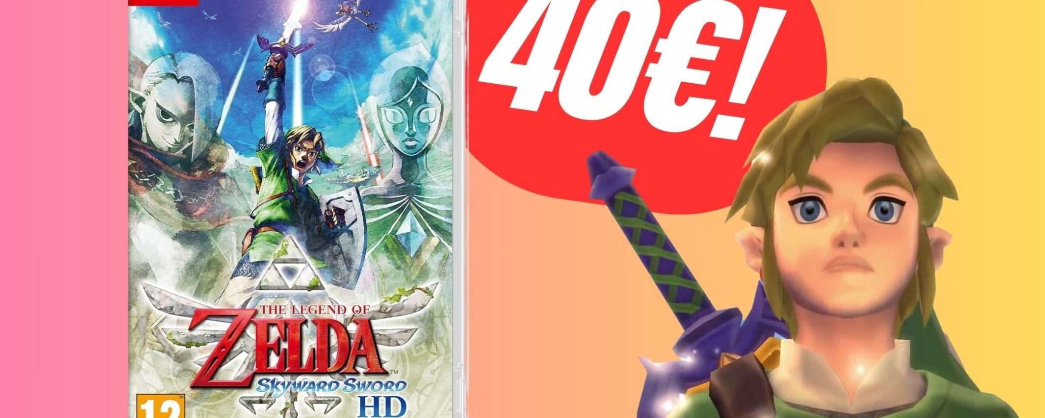 The Legend Of Zelda: Skyward Sword HD è in SCONTO su Amazon!