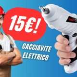 SCONTO IMPERDIBILE per questo Cacciavite Elettrico a soli 15€ grazie al COUPON!