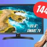 Prezzo assurdo per questo Smart TV LG: crolla a soli 144€