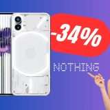 Il magnifico Nothing Phone è in OFFERTA  al 34% in meno su Amazon! Compra ora lo Smartphone Trasparente