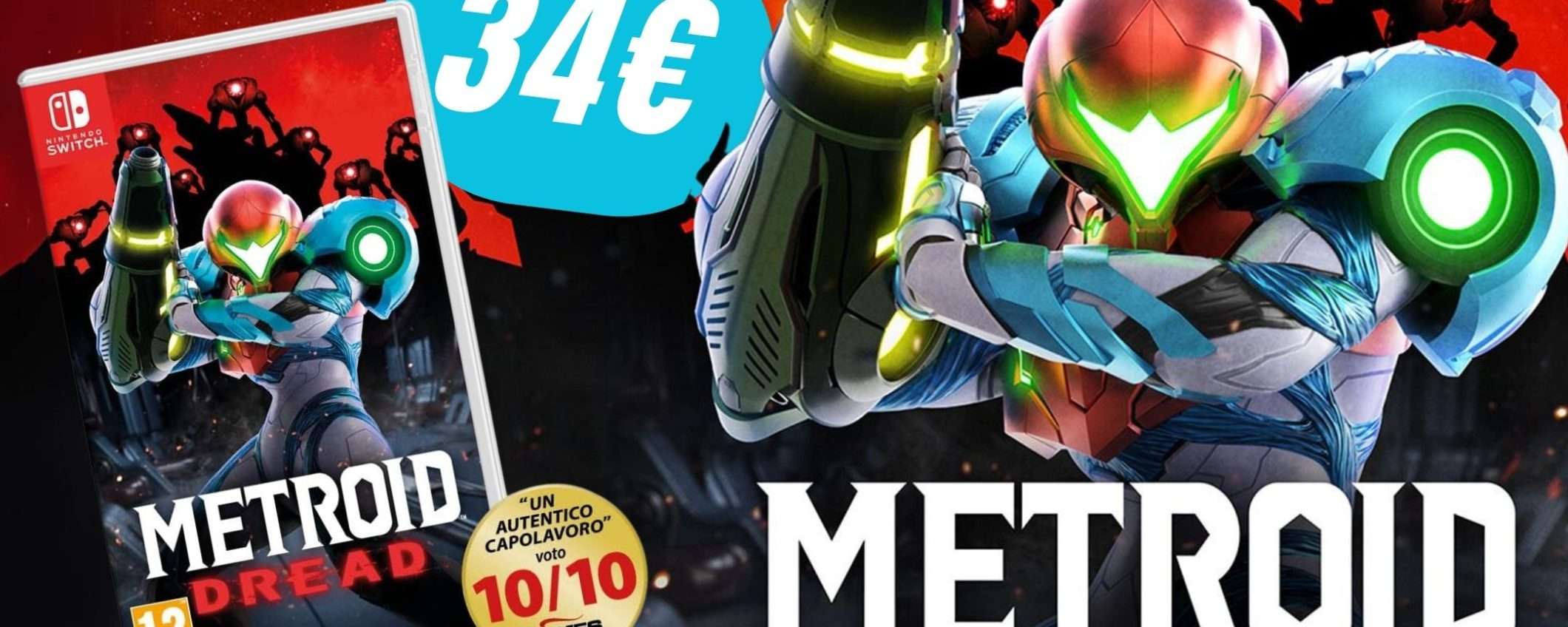 Metroid Dread: il capolavoro di Nintendo Switch CROLLA a soli 34€ su Amazon!