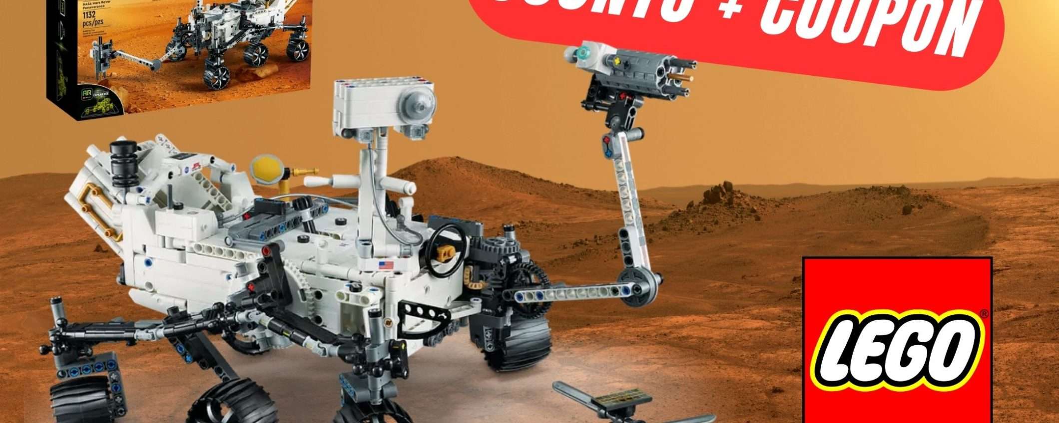 Sconto + Coupon per questo set LEGO Technic NASA che vi farà volare nello SPAZIO