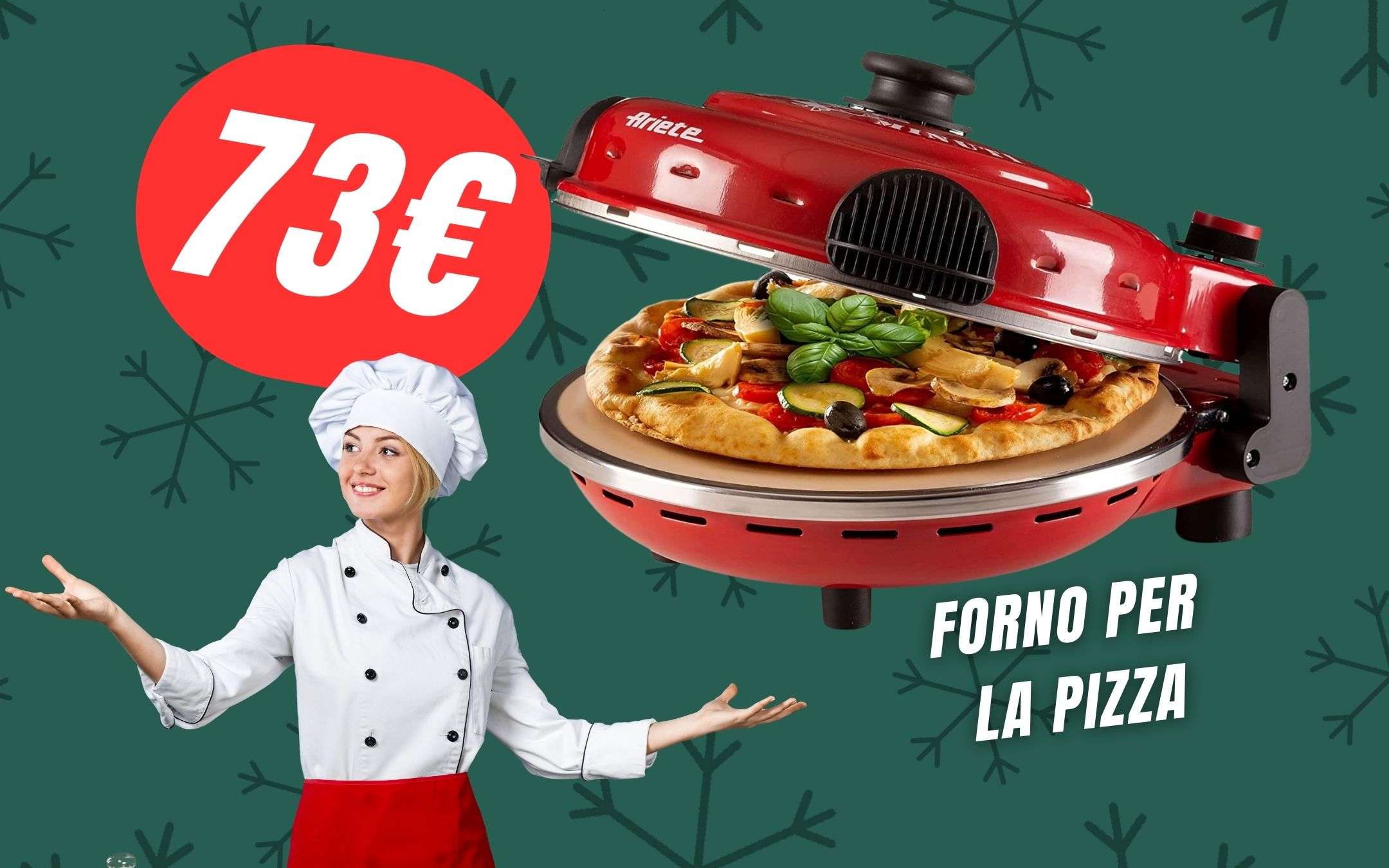 Il Forno per la Pizza di Ariete CROLLA di 31€ su !